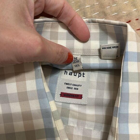 Haupt Germany Modern Fit Button Down Shirt - Picture 2 of 3